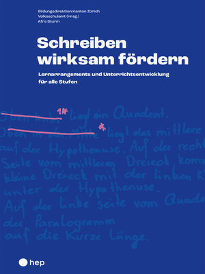 cover image of Schreiben wirksam fördern (E-Book)